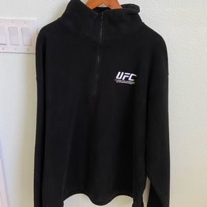 Rare UFC fleece mens black